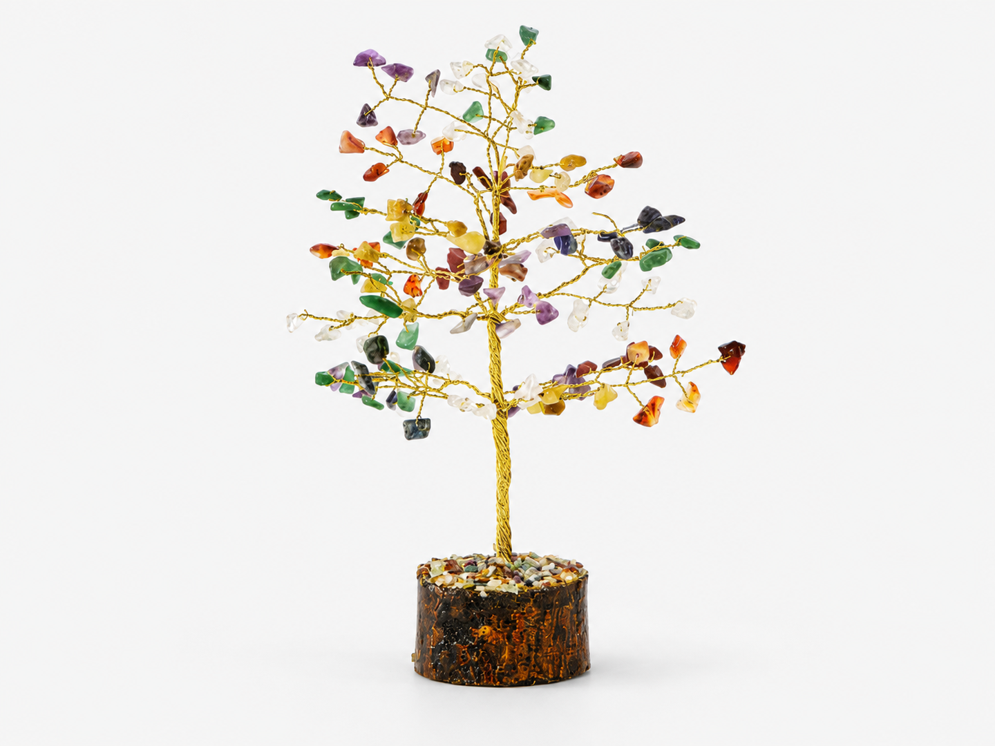 Arbre du bonheur 7 Chakras 19cm 9 Arbre du bonheur 7 Chakras 19cm