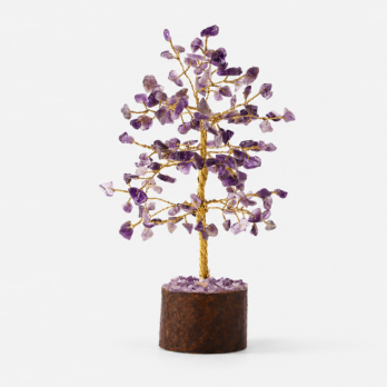 Arbre du bonheur Améthyste 19cm