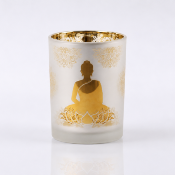 Photophore Méditation Bouddha 12cm