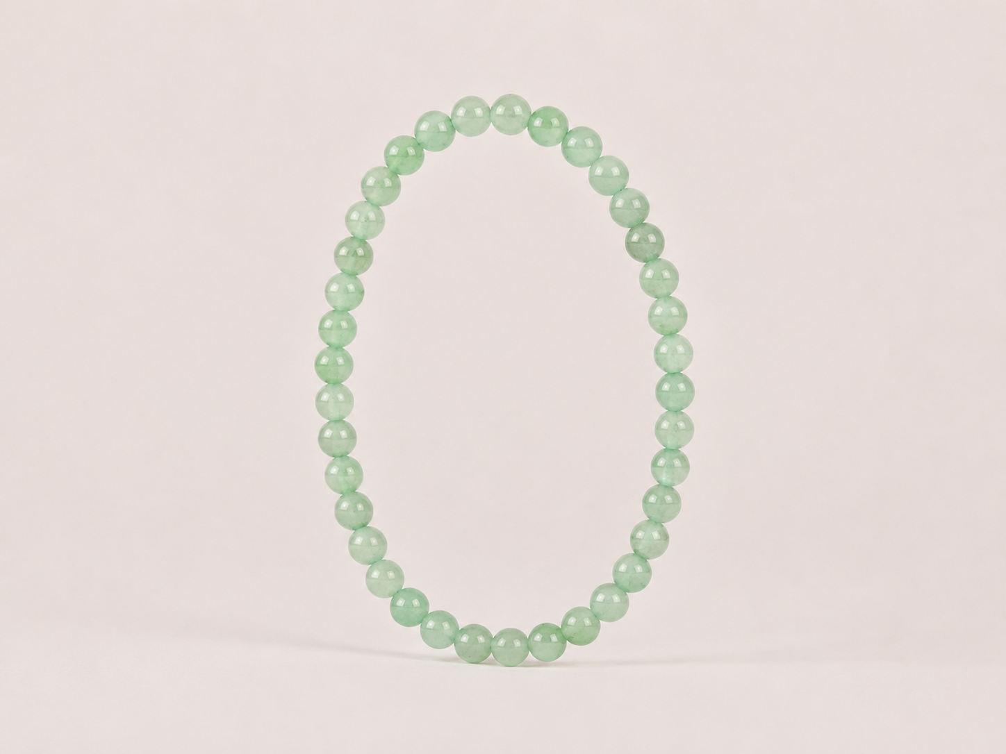 Bracelet Aventurine Verte 'A' perles 4mm