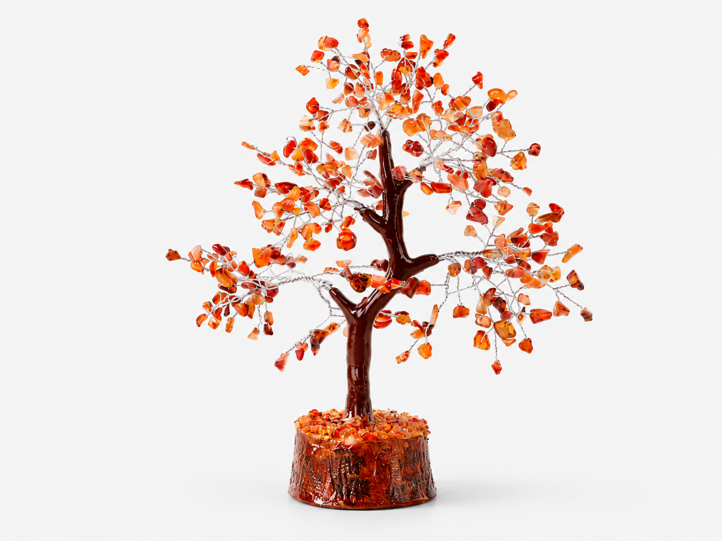 Arbre du Bonheur Cornaline 25cm 5 Arbre du Bonheur Cornaline 25cm