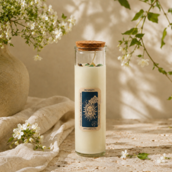 Bougie Rituelle Prospérité – Œil de Tigre & Chèvrefeuille Citronné 12 wyI4fJo0GQqKMEkgWOpcUUANHbTg1IL2XLMtIMogU 0