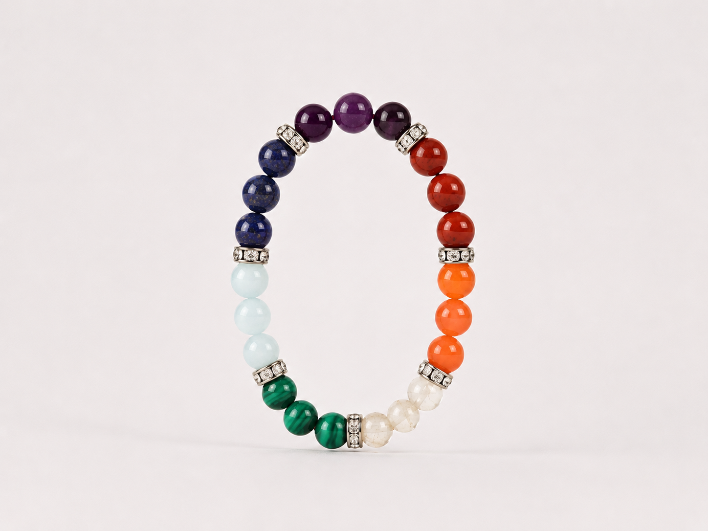 Bracelet 7 Chakras PREMIUM 8 mm