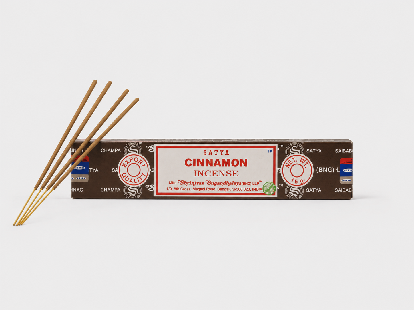 Lot de 5 encens Satya Cinnamon en bâtons