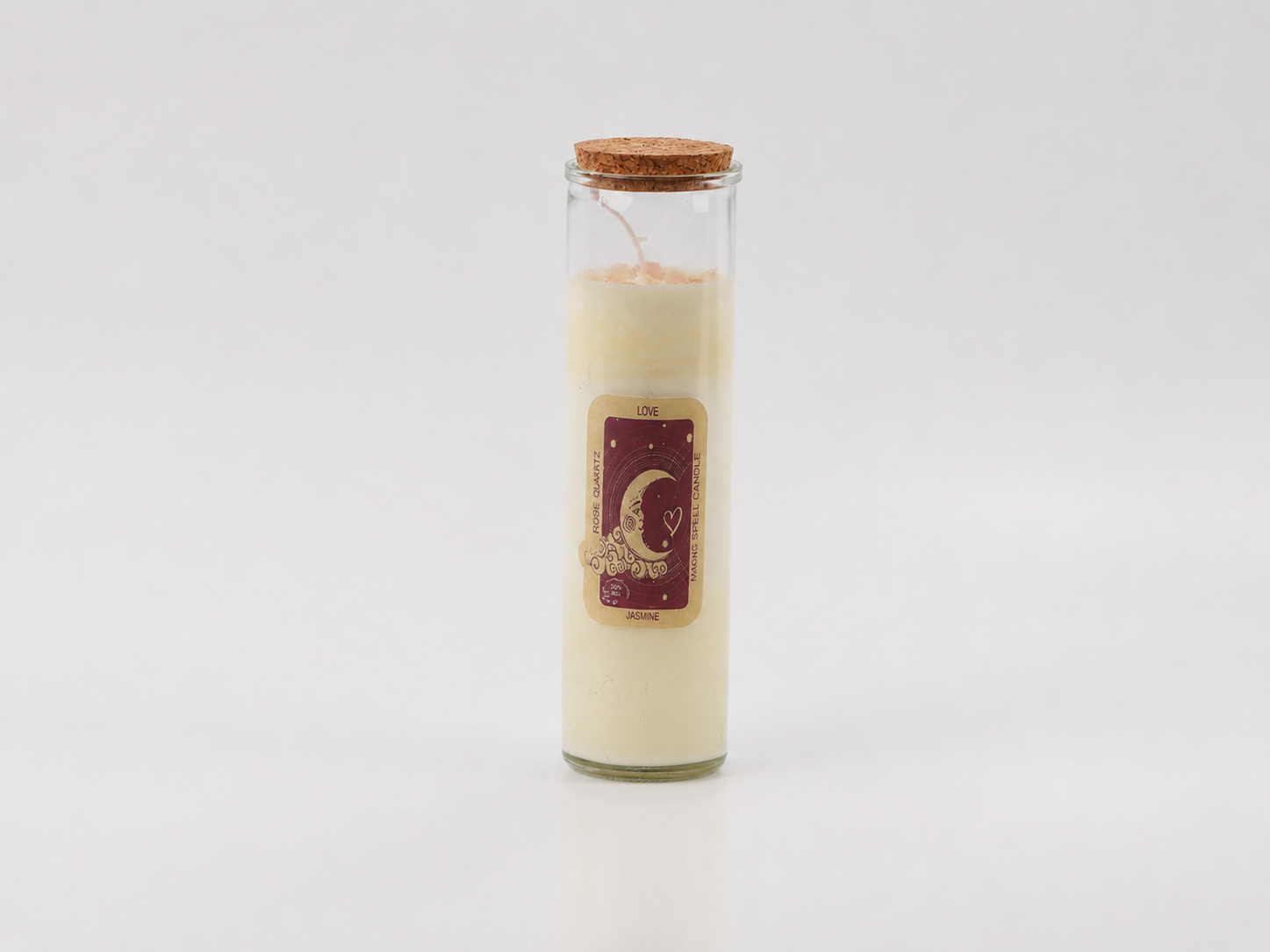 Bougie Rituelle Amour – Quartz Rose & Jasmin 12 Bougie Rituelle Amour – Quartz Rose & Jasmin
