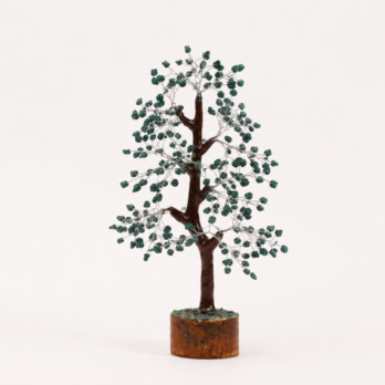 Arbre du bonheur Malachite 25 cm