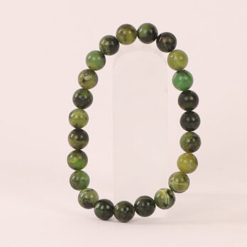 Bracelet Jade nephrite ‘A’ perles 8 mm