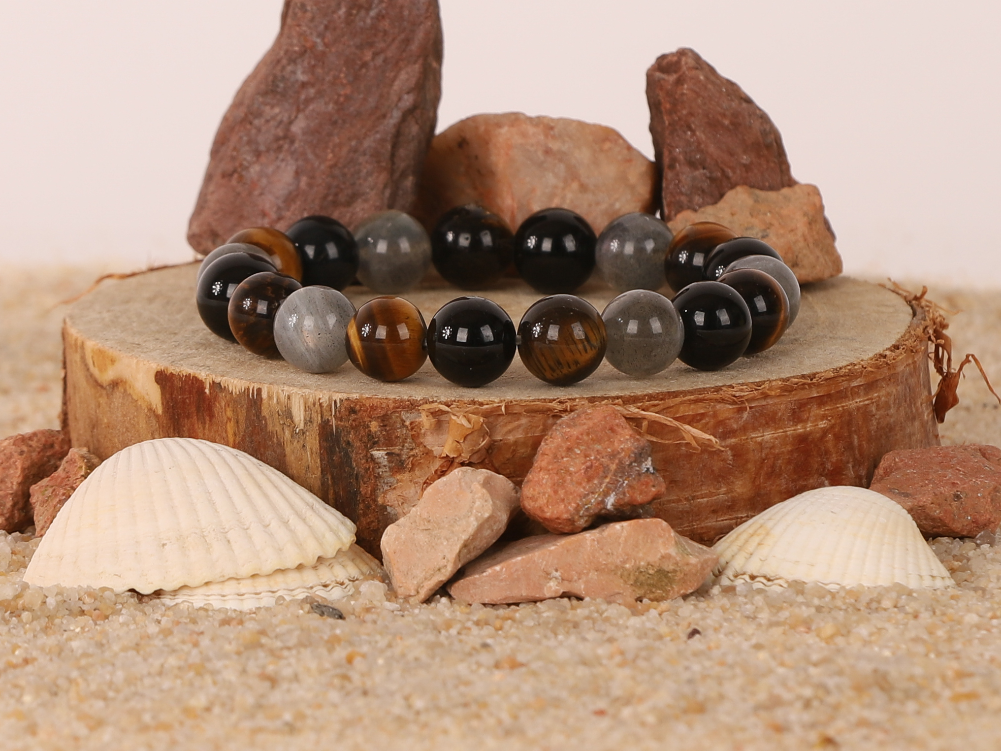 Bracelet Triple Protection Labradorite 'A' perles 10 mm 4 C8LiJuzpYjVBEyh5Q2TCX1TkIguiwjzT RGVilBhSA