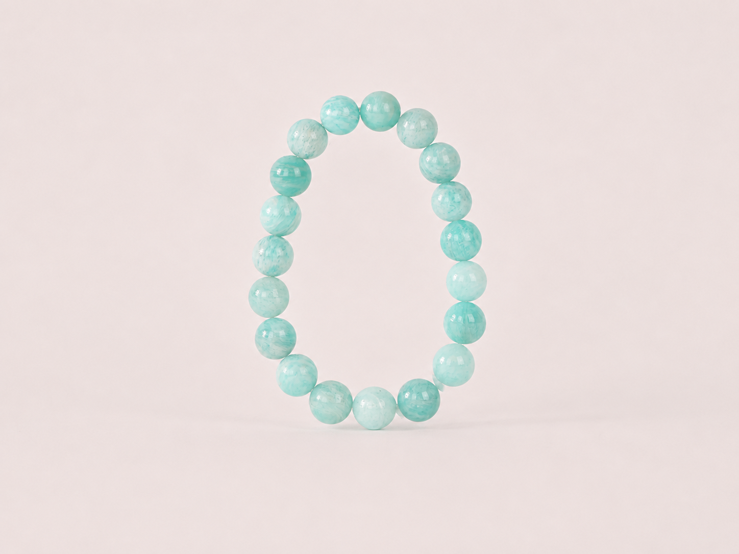Bracelet Amazonite 'AA' perles 10 mm 17 Bracelet Amazonite 'AA' perles 10 mm