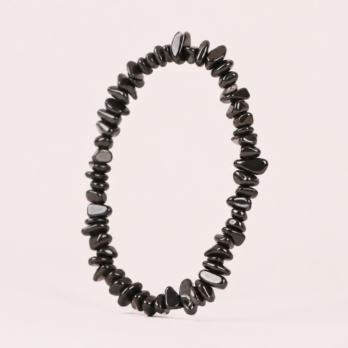 Bracelet Hématite chips 'A' perles 8 mm
