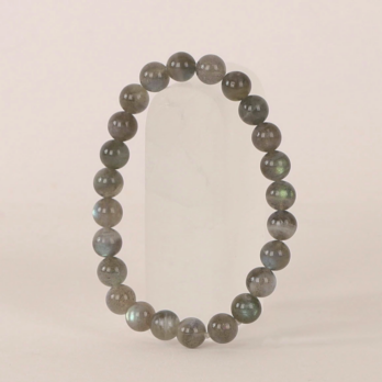 Bracelet Labradorite 'AA' perles 8 mm