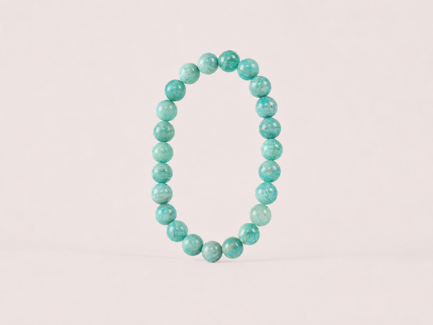 Bracelet Amazonite 'AA' perles 8 mm 16 Bracelet Amazonite 'AA' perles 8 mm