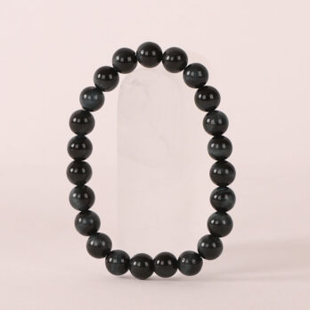 Bracelet Œil de Faucon 'AA' perles 8 mm