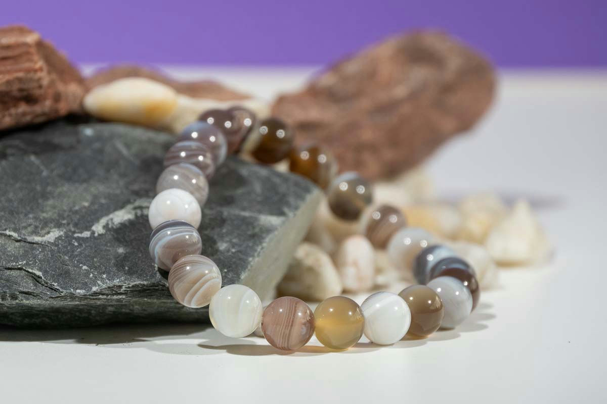 Bracelet Agate Botswana 'A' perles 8 mm 2 qZvH7tUYYfKHi PS CbVW42h7owHIHNORgvkUfJ6A4