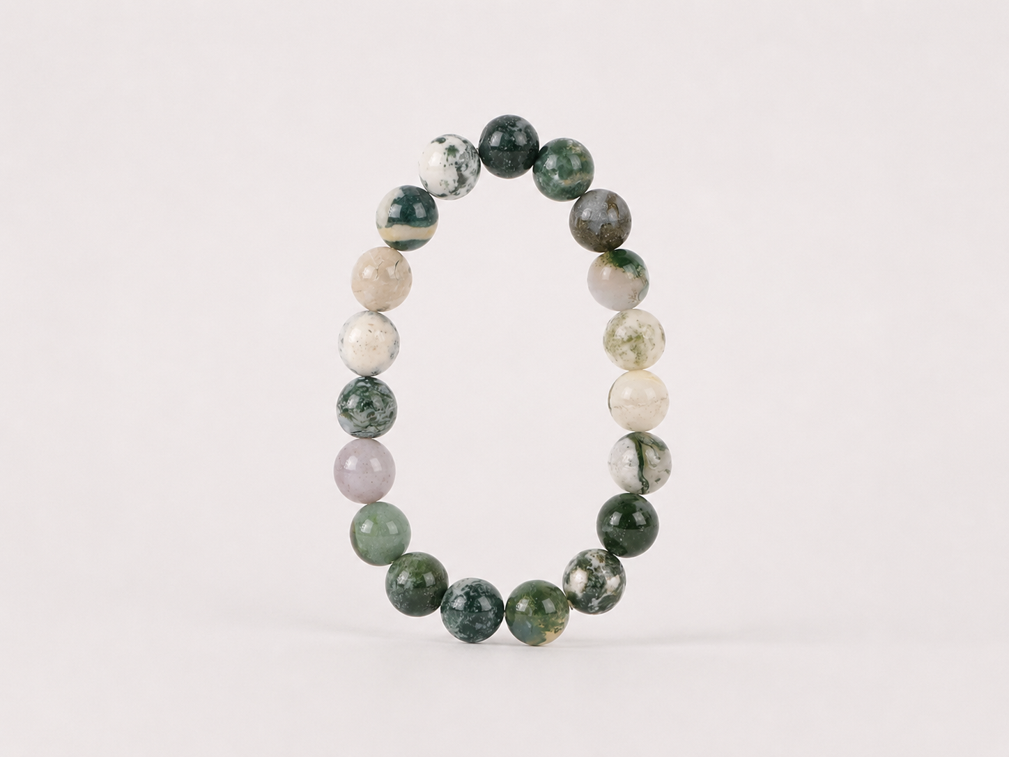 Bracelet Agate Arbre 'A' perles 10 mm 3 Bracelet Agate Arbre 'A' perles 10 mm