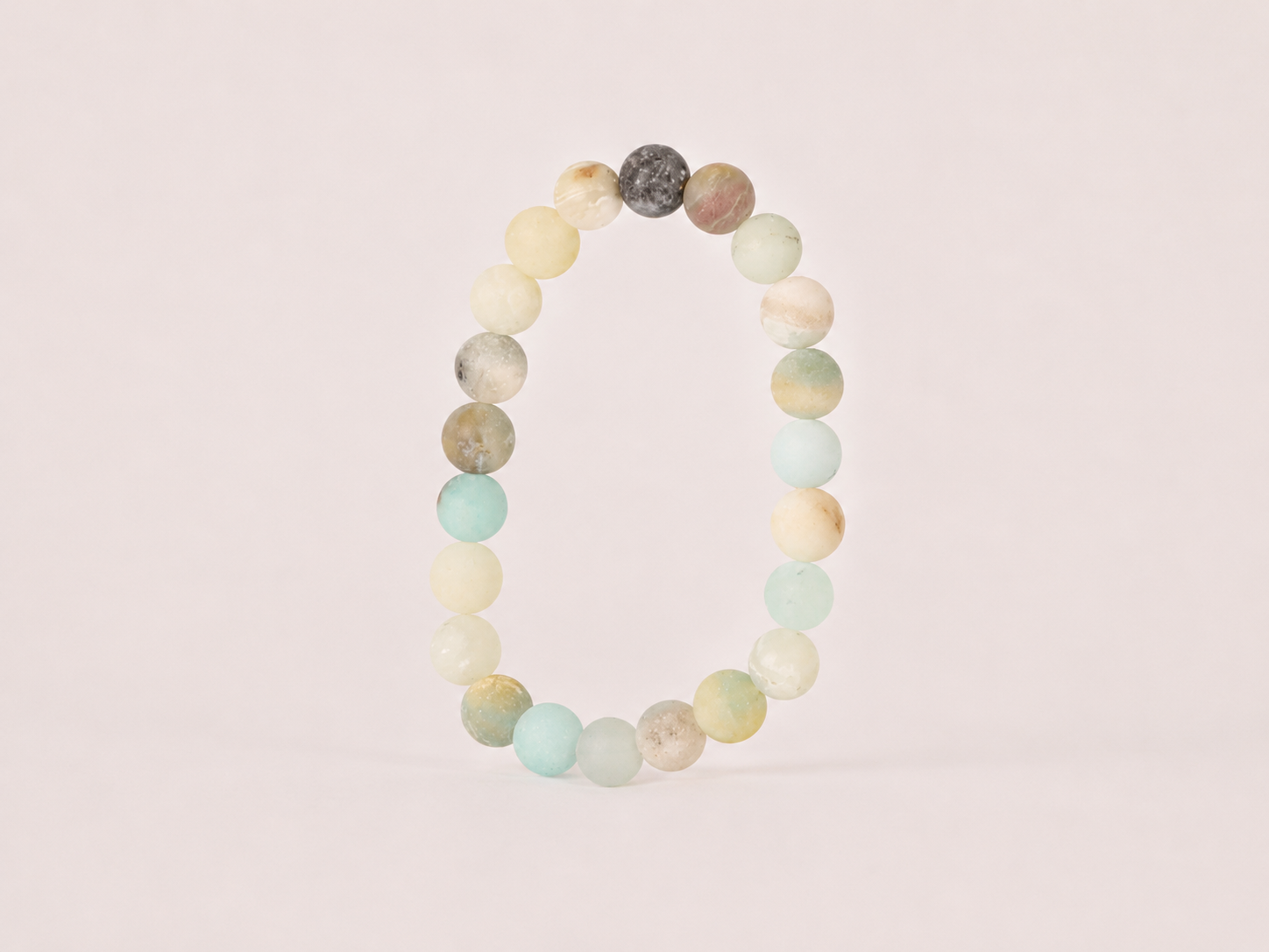Bracelet Amazonite Multi ‘A’ perles 8 mm 18 Bracelet Amazonite Multi ‘A’ perles 8 mm