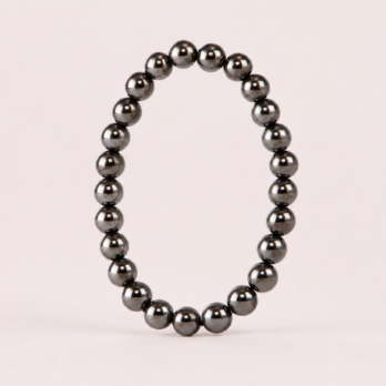 Bracelet Hématite 'A' perles 8 mm