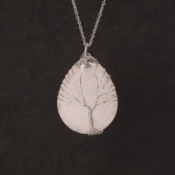 Pendentif Arbre de vie Cristal de roche