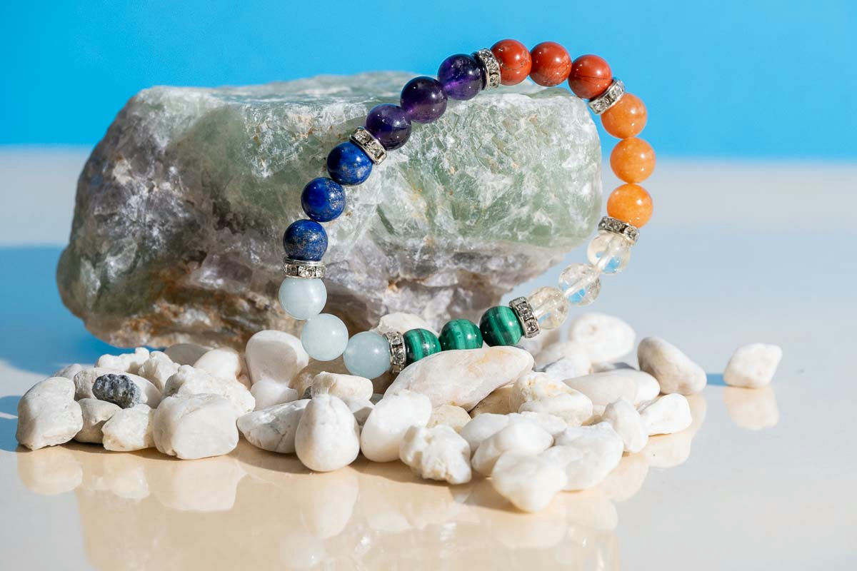 Communication : et si votre silence vous empêchait d’avancer ? 5 bracelet 7 chakra premium ambiance