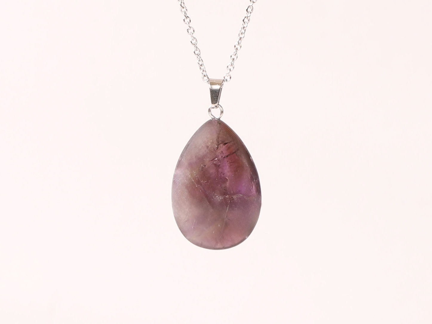 Pendentif larme Améthyste