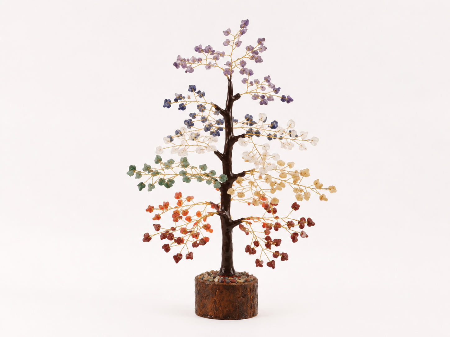 Arbre du bonheur 7 Chakras 25 cm 4 Arbre du bonheur 7 Chakras 25 cm