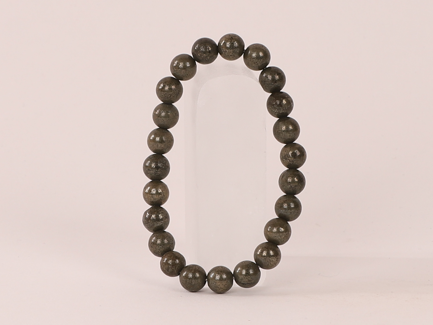 Bracelet Pyrite 'A' perles 8 mm 1 Bracelet Pyrite 'A' perles 8 mm