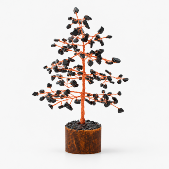 Arbre du bonheur Tourmaline Noire 19 cm