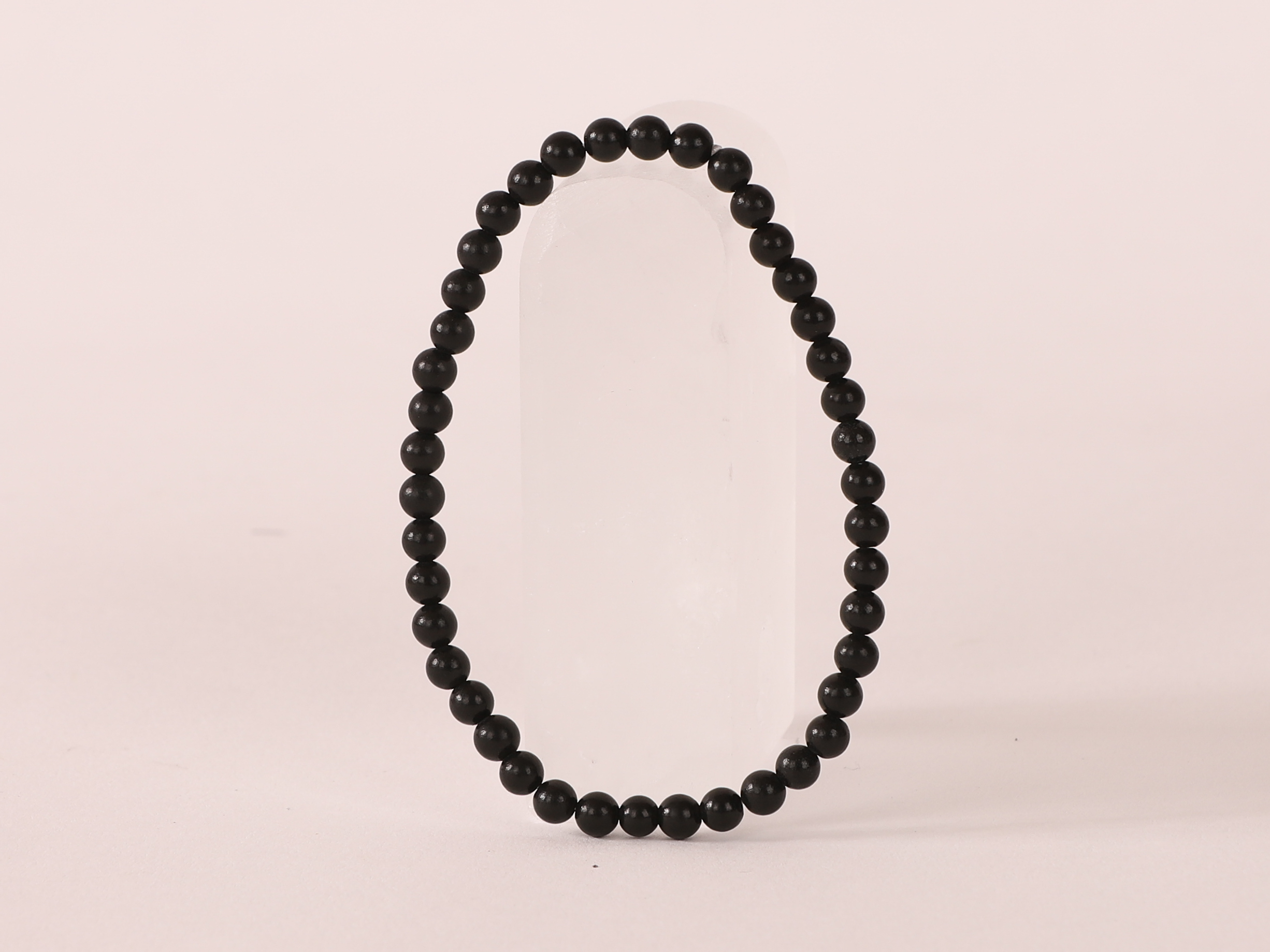 Bracelet Shungite 'A' perles 4 mm