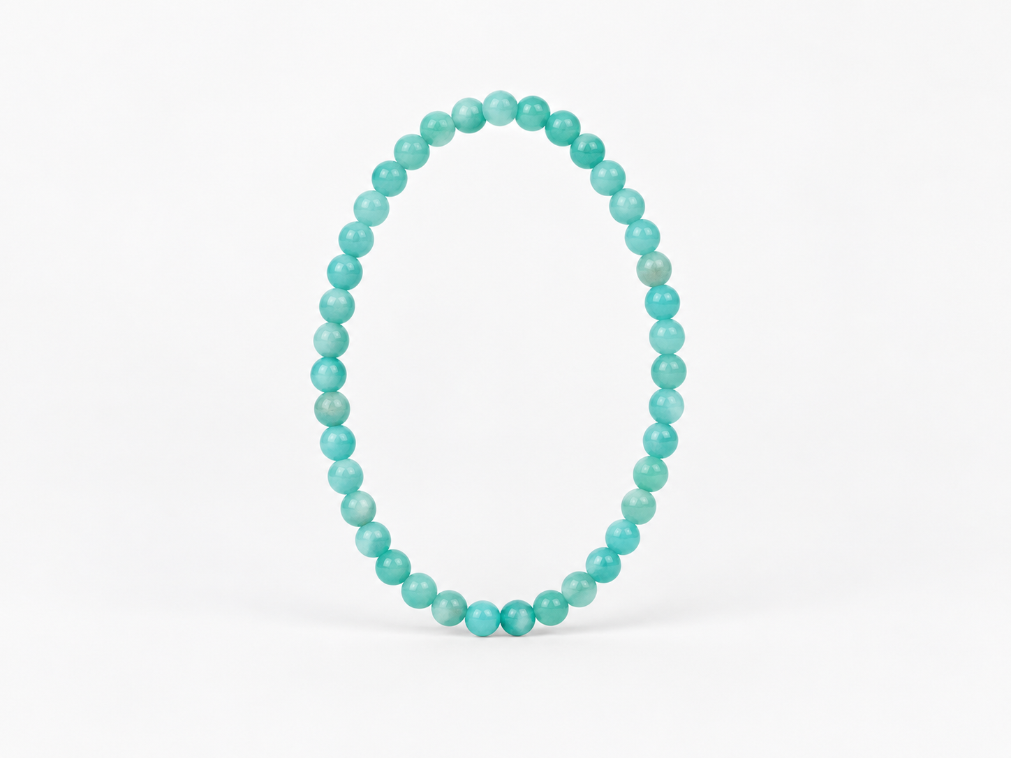 Bracelet Amazonite du Pérou AA perles 4 mm 3 Bracelet Amazonite du Pérou AA perles 4 mm