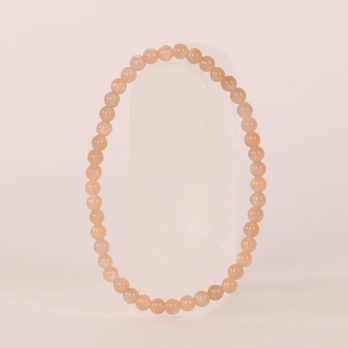Bracelet Pierre de Soleil 'AA' perles 4 mm